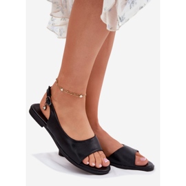 EVento Flat -hankvinnor Sandaler svarta 1