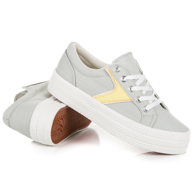 Kylie Sneakers på plattformen grå 1