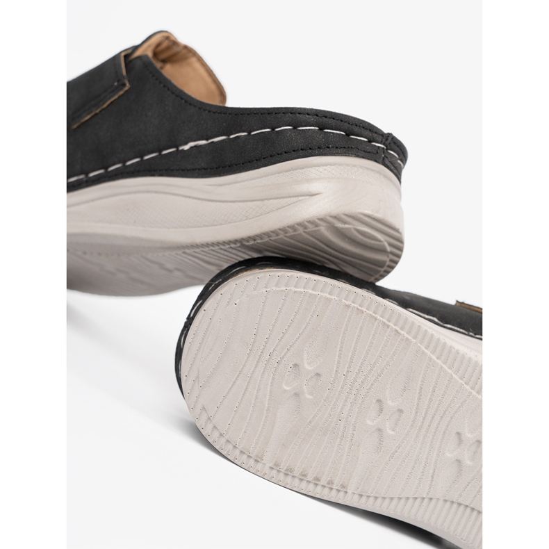 Seastar Svarta flip flops med full näsa och ett spänne 1