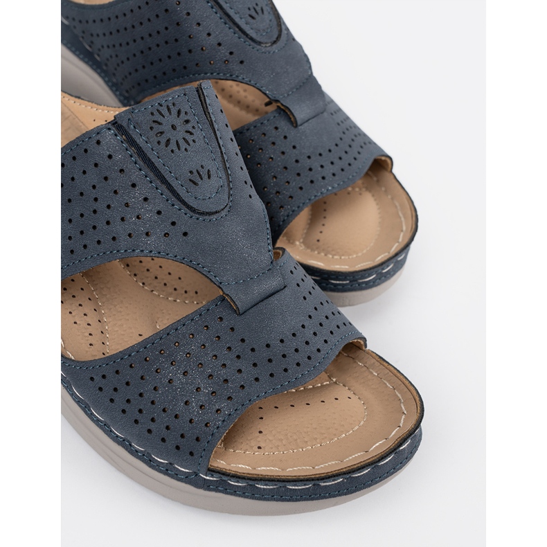 Seastar Blå bekväm klippning flip flops 1