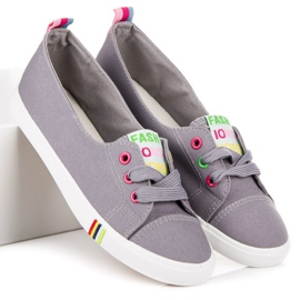 Camo Gråa sneakers 2