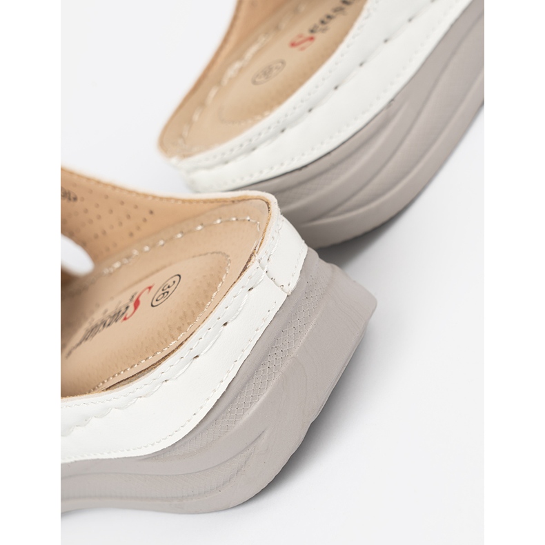 Seastar Vit bekvämt snittflip flops 1