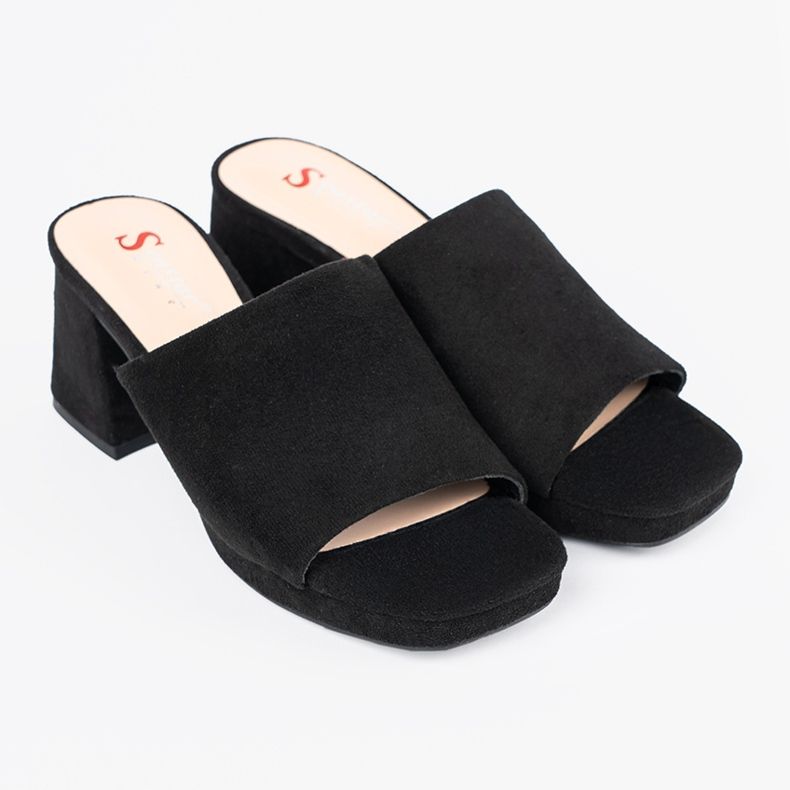 Seastar Kvinnors svarta höga klackar 1