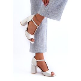 Vinceza Silver Aniya högklackade sandaler med cubic zirconia silver- 5