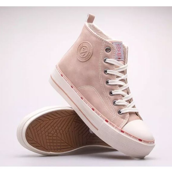 Cross Jeans Kvinnors sneakers korsar jeans kk2r4045c rosa 3