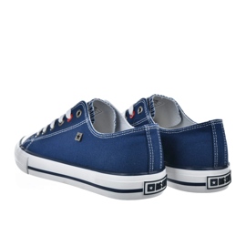 Kvinnors sneakers Big Star NN274653 Navy Blue Shoes 2