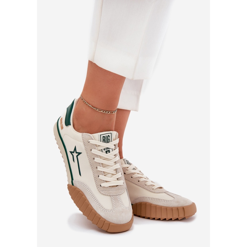 Big Star NN274867 Kvinnors låga sneakers beige 1