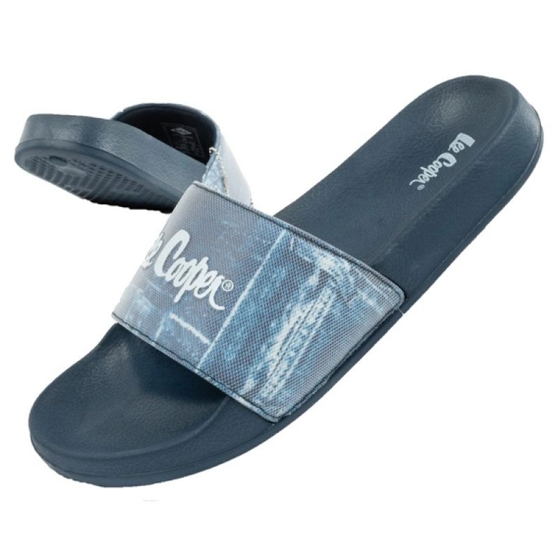 Lee Cooper LCW-25-42-3544M blå flip flops 1