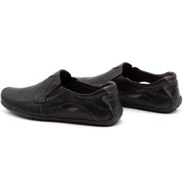 Olivier Mäns loafers 901 för sommaren svart ansikte 7