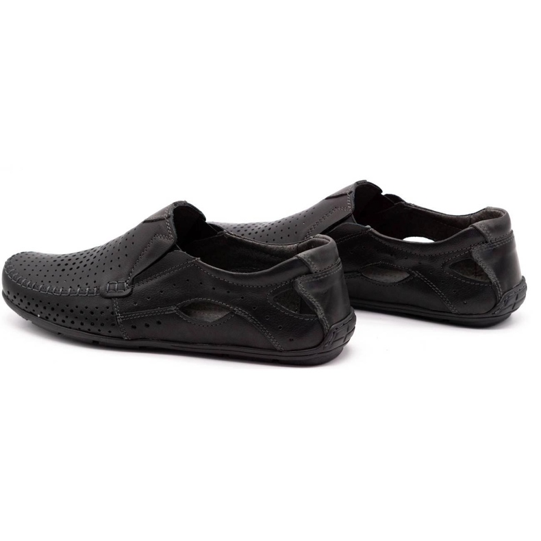 Olivier Mäns loafers 901 för sommaren svart ansikte 7