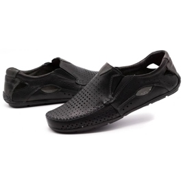 Olivier Mäns loafers 901 för sommaren svart ansikte 6