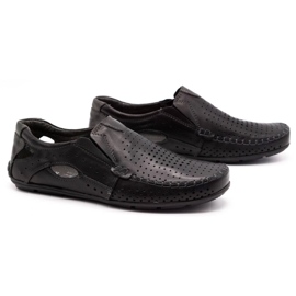 Olivier Mäns loafers 901 för sommaren svart ansikte 2