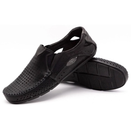 Olivier Mäns loafers 901 för sommaren svart ansikte 3