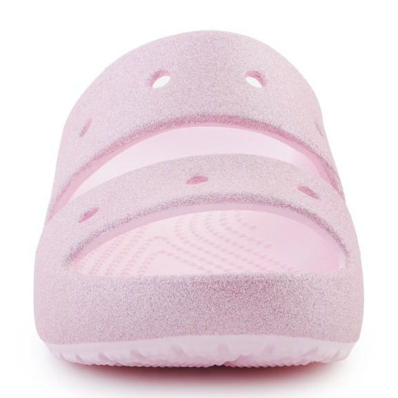 Crocs Classic Glitter Sandal V2 209705-6W rosa 1