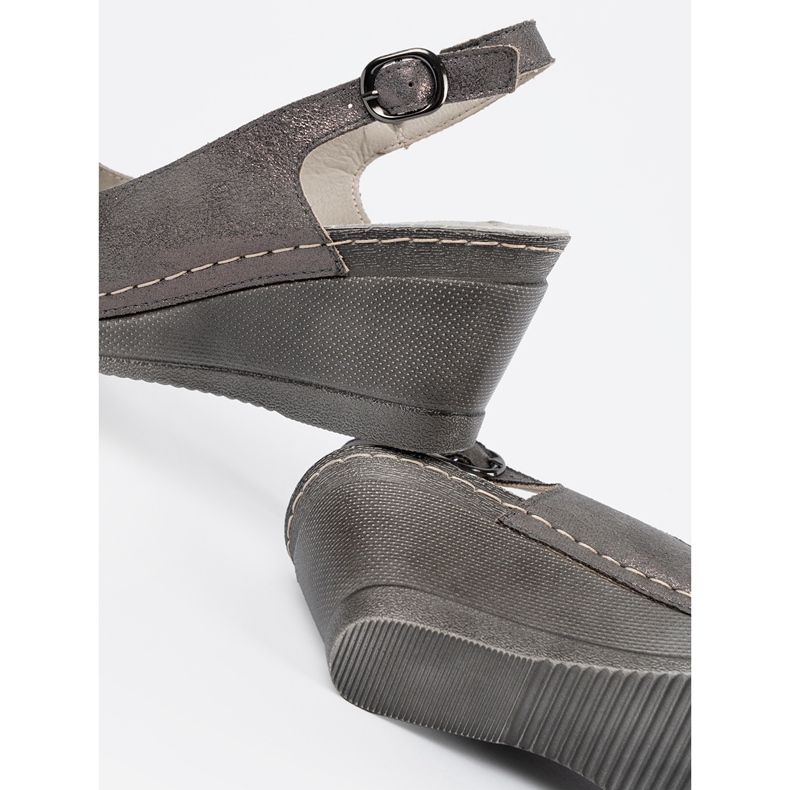 Goodin Grå kvinnokilsandaler 2
