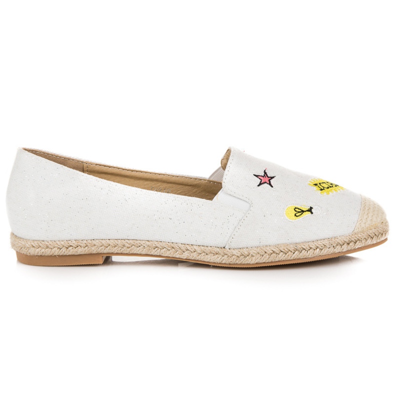Seastar Espadrillos med plåster vit 1