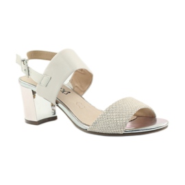 Caprice sandaler damskor 28302 brun gul 1