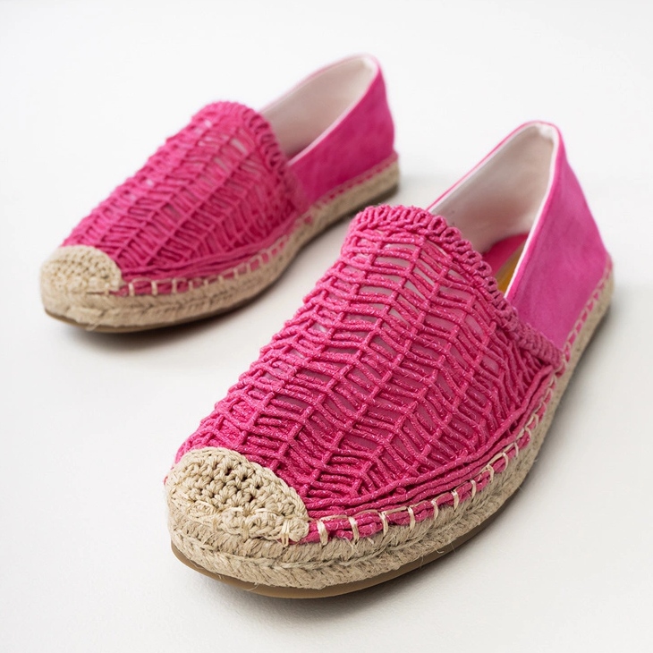 Pink OpenWork Espadrilles på plattformen rosa 1