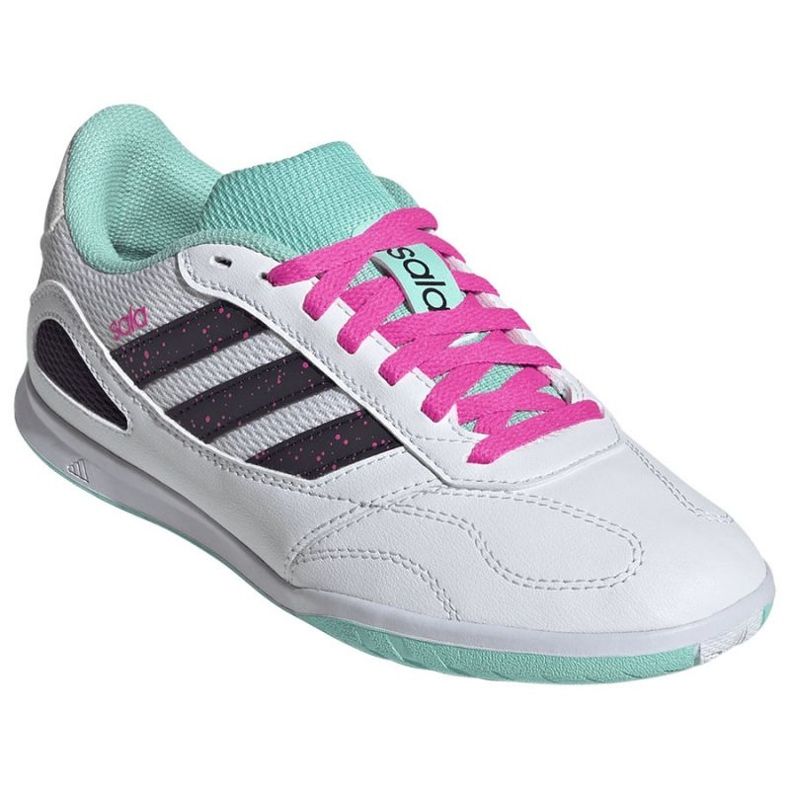 Adidas Super Sala III i JR5400 fotbollsskor vit 2