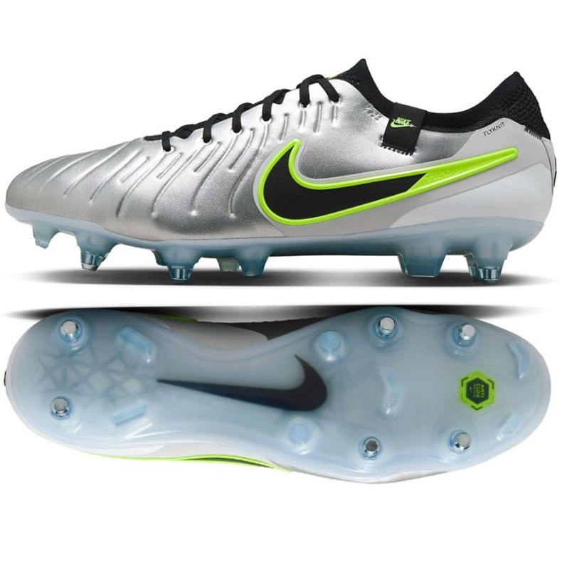 Nike Tiempo Legend 10 Elite SG-Pro AC DV4329-001 fotbollsskor silver- 1