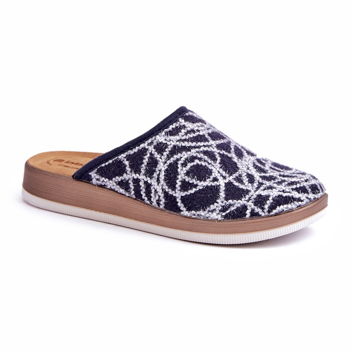 Blanka damtofflor Inblu CT000028 Marinblå 4