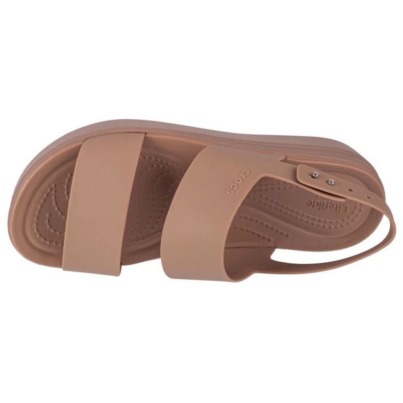 Crocs Brooklyn Low Wedge sandaler 206453-2EL beige 3