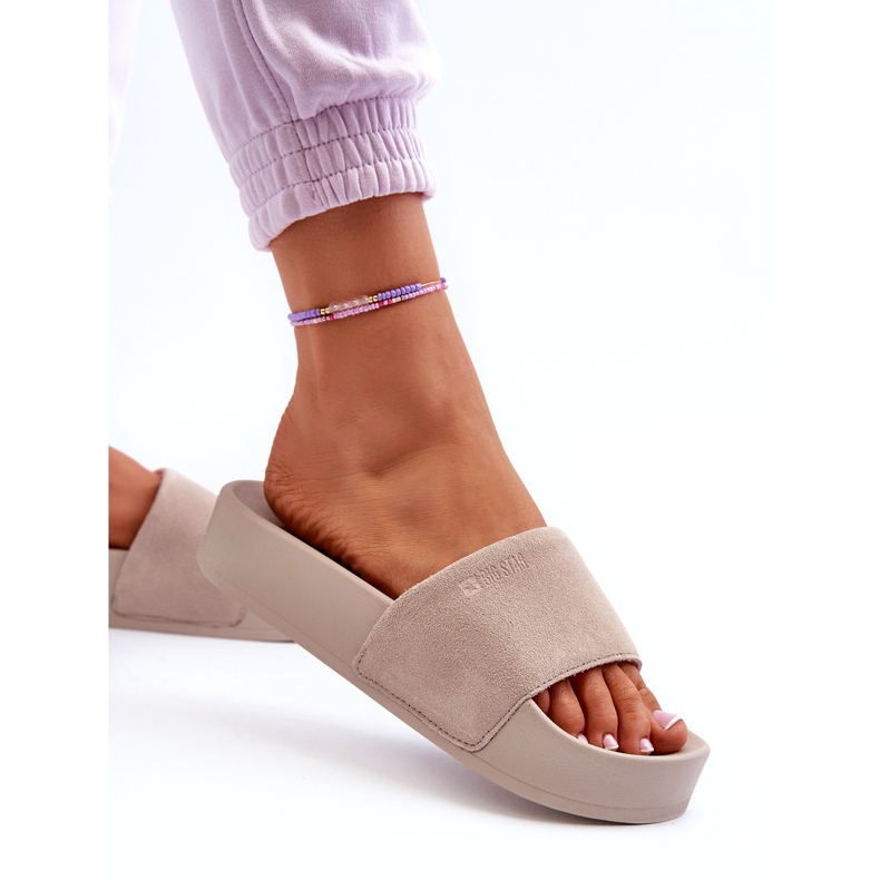 Damrutschbanor i mocka på plattformen Big Star NN274A671 Beige 3