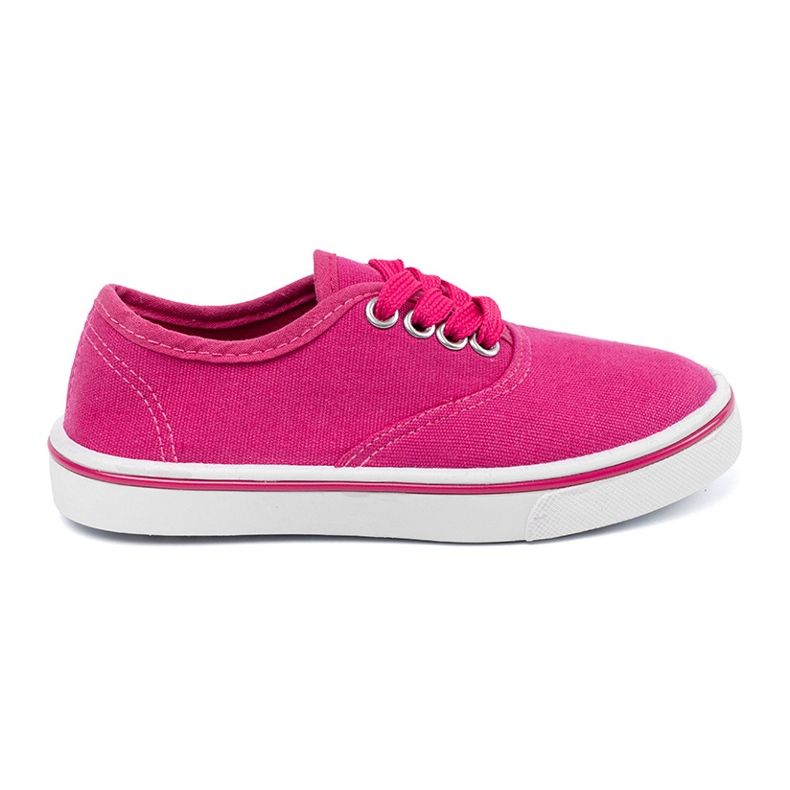 Rosa barns sneakers med en vit sula 2
