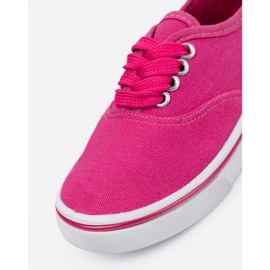 Rosa barns sneakers med en vit sula 5