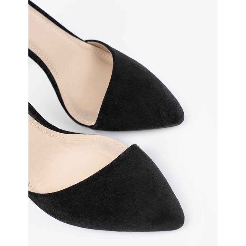 Goodin Svarta höga klackar med ett bälte runt vristen 2