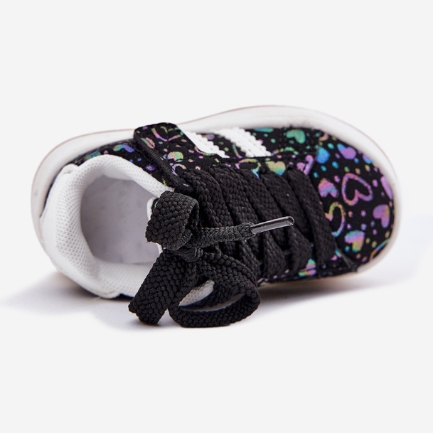 Sneakers sneakers sportskor med svarta hjärtan 2