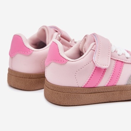 Sneakers sneakers sportskor rosa kardborrband 2
