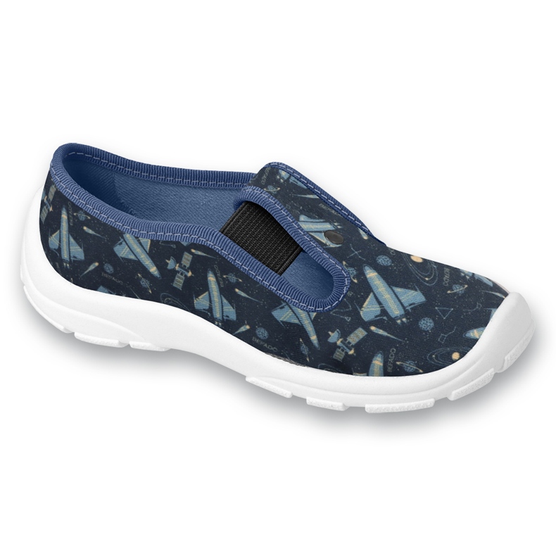 Befado pojkar tofflor 975x199 flygplan ansökan blå 1