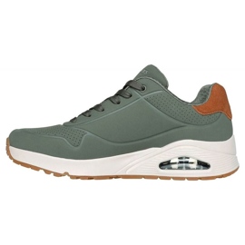 Skechers Uno Passar på Air 183004-OLV-skor grön 5