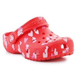 Crocs Classic Vday Clog T 209755-6ZR Flip-Flops röd 5