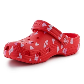 Crocs Classic Vday Clog 209754-6Zr Flip-Flops röd 7