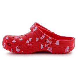 Crocs Classic Vday Clog 209754-6Zr Flip-Flops röd 8