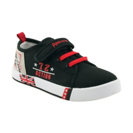 American Club Amerikanska sneakers sneakers läder innersula röd svart 1