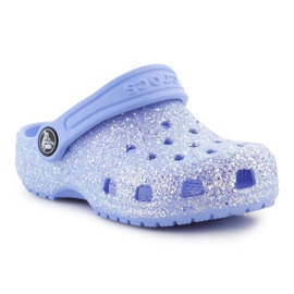 Crocs Classic Glitter Clog T 206992-5Q6 Flaps blå 5