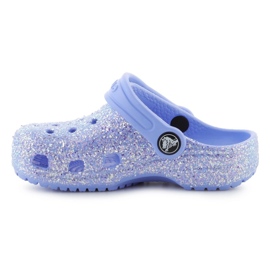 Crocs Classic Glitter Clog T 206992-5Q6 Flaps blå 8