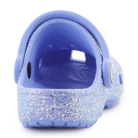 Crocs Classic Glitter Clog T 206992-5Q6 Flaps blå 9