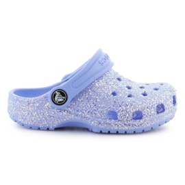 Crocs Classic Glitter Clog T 206992-5Q6 Flaps blå 10