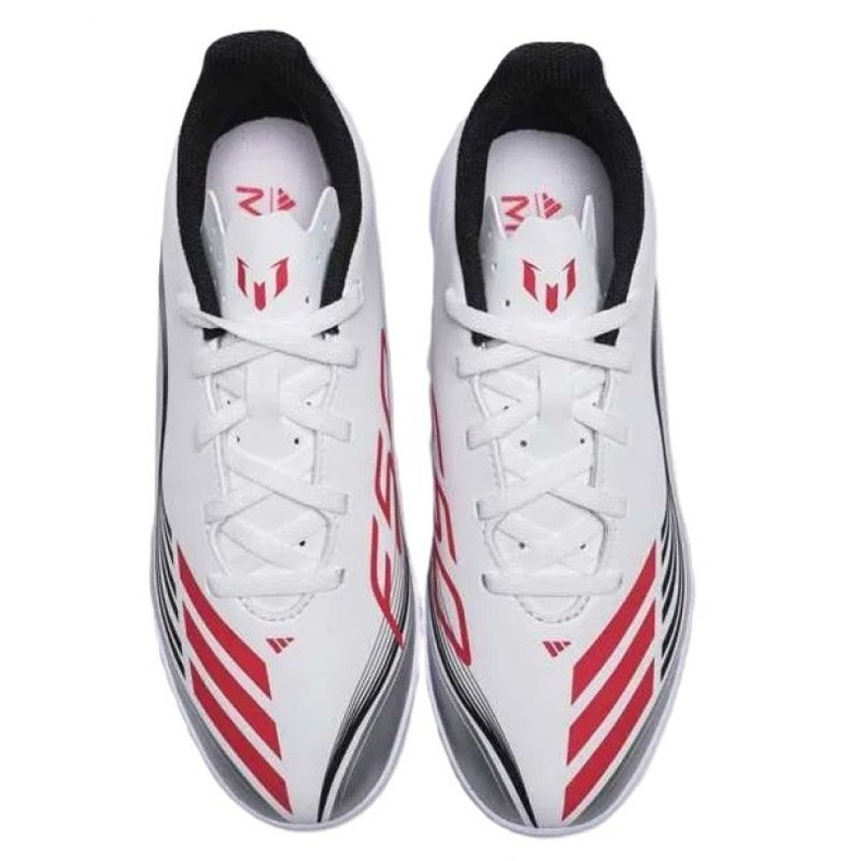Adidas F50 Messi Club i JP7452 fotbollsskor vit 1