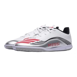 Adidas F50 Messi Club i JP7452 fotbollsskor vit 2