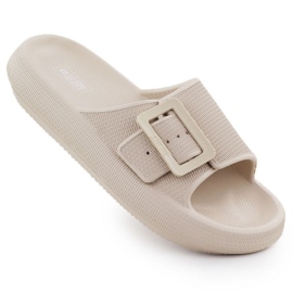 Kvinnors tofflor Big Star RR274A582 Beige 9