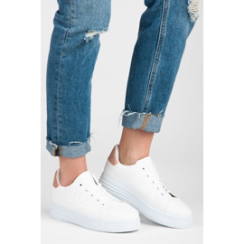 Vices Skor På Plattformen vit 1