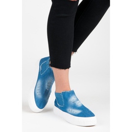 Seastar Denim Slipons ovanför ankeln blå 1