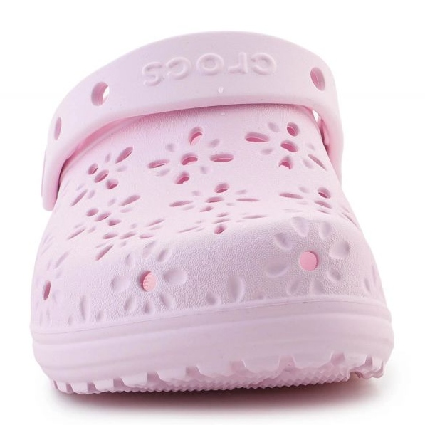 Crocs Classic Floral Cut Out Clog 210927-6W rosa 2
