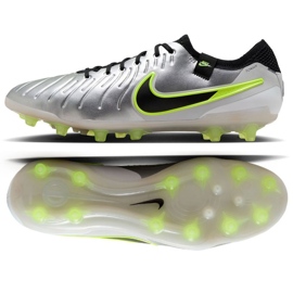 Nike Tiempo Legend 10 Elite AG-Pro DV4330-001 fotbollsskor silver- 9