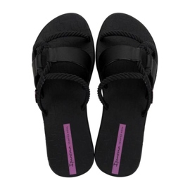 Kvinnors ipanema diversa slidel 27232 BG830 Black Flip -flops svart 2
